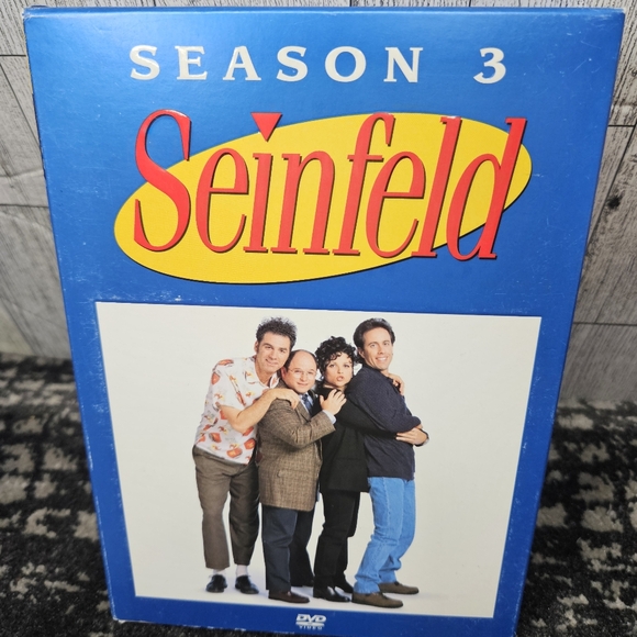 Seinfeld - Season 3 Box Set 22 Episode DVD Full Screen Remastered in HD - Picture 1 of 9